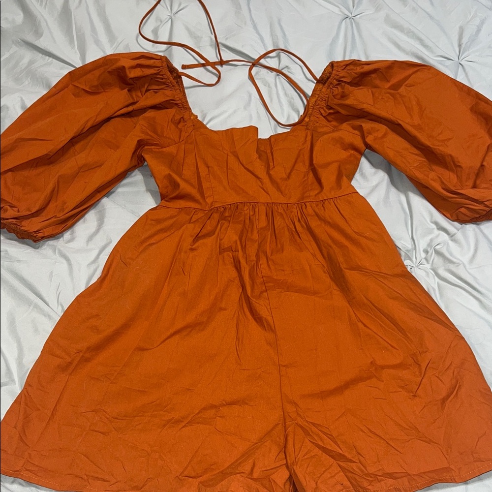Abercrombie & Fitch Orange Jumpsuit